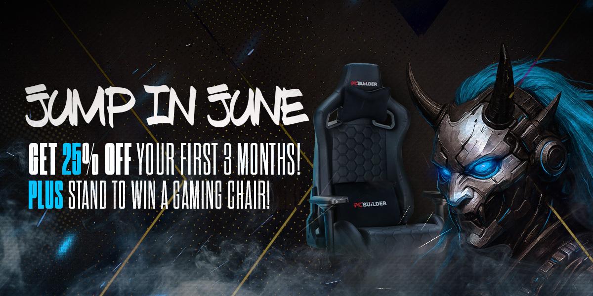 Jump in June to Get 25% Off & Win a Gaming Chair!