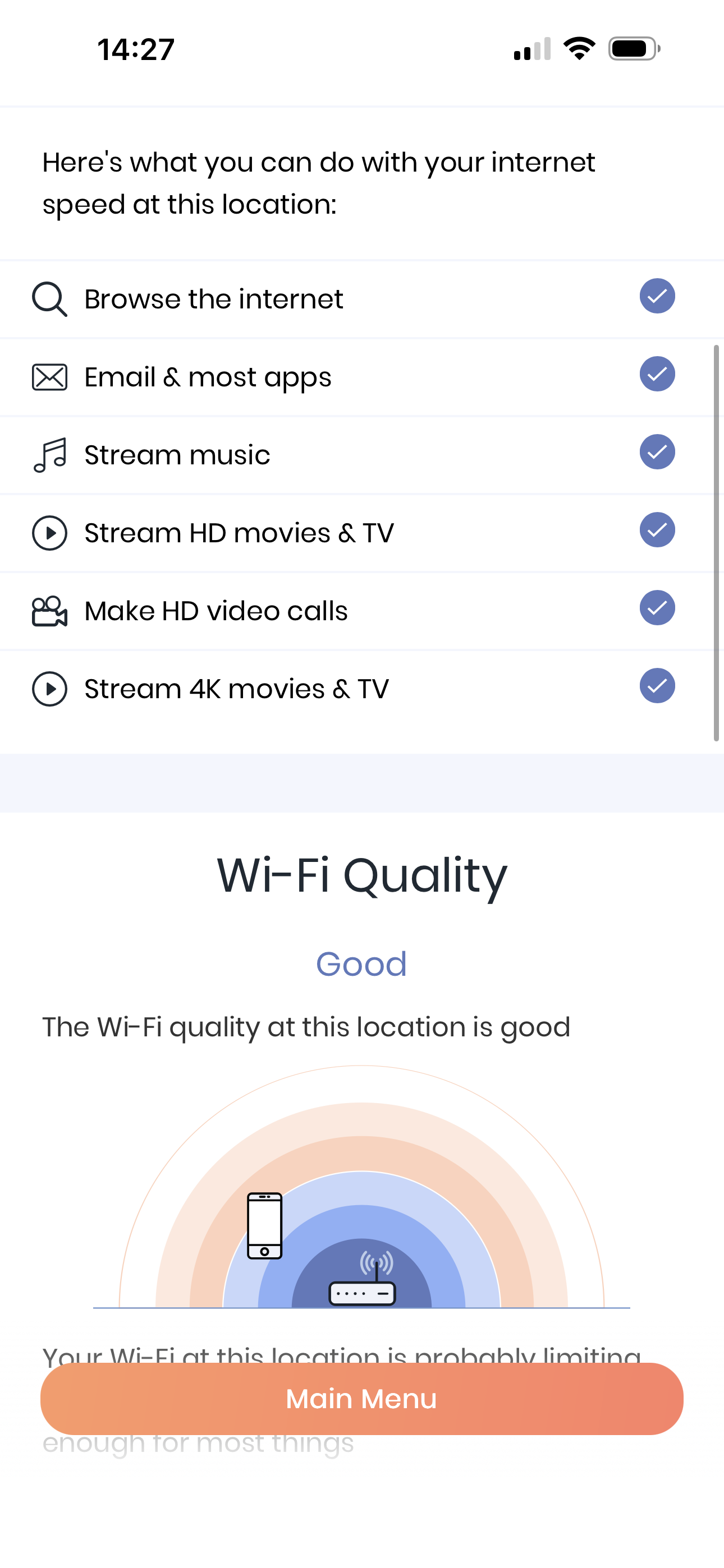 Capabilities Checklist UI